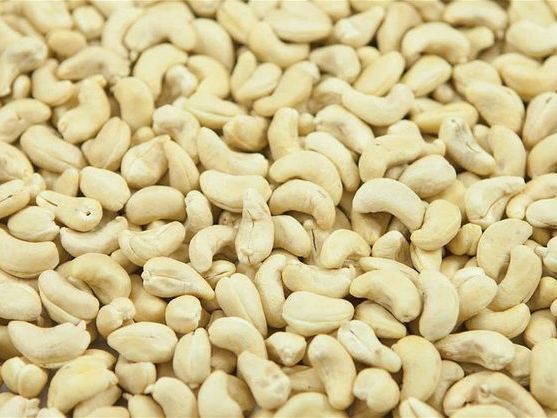 White cashew kernels